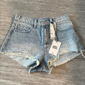 NWT BDG Rhinestone Jean Shorts